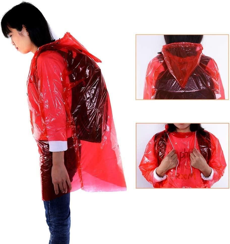 FULLY Reusable Wallet Rain Card Rain Coat for Adults (Set of 5) Multicolour gj10p0-70