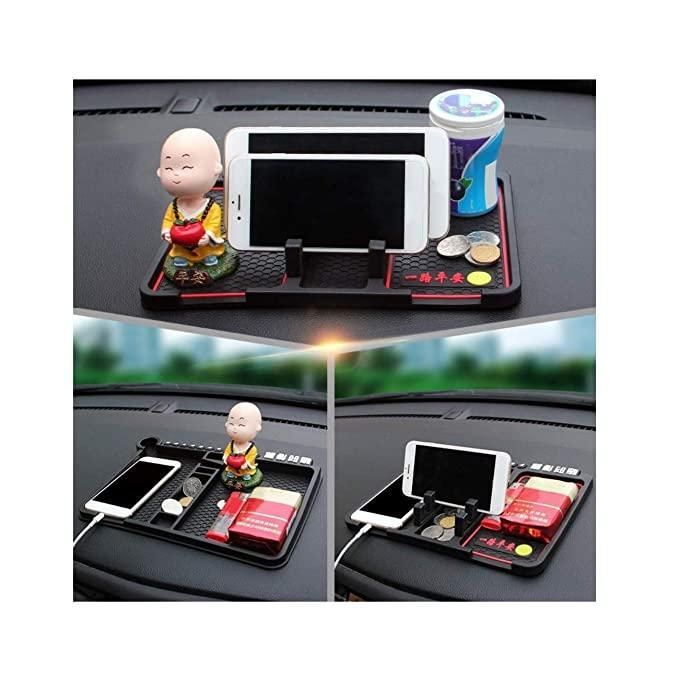 HSR Car Accessories Multifunction Phone GPS Holder Anti-Slip Silicone Pad and Car Mobile Holders for Car Dashboard gj10p0-70
