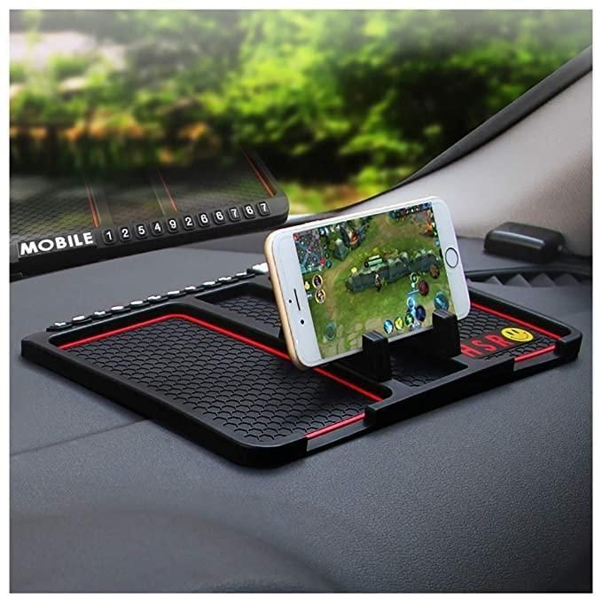 HSR Car Accessories Multifunction Phone GPS Holder Anti-Slip Silicone Pad and Car Mobile Holders for Car Dashboard gj10p0-70