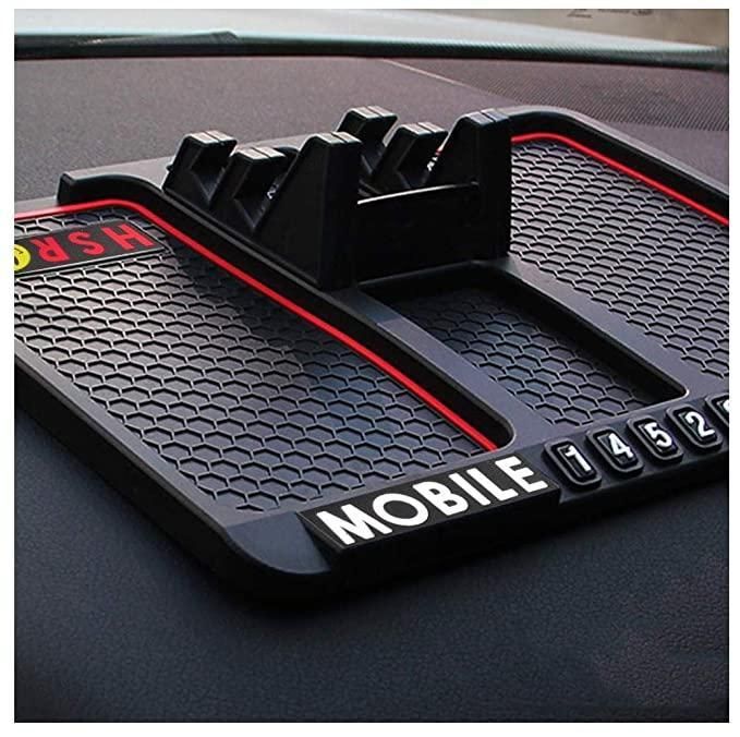 HSR Car Accessories Multifunction Phone GPS Holder Anti-Slip Silicone Pad and Car Mobile Holders for Car Dashboard gj10p0-70