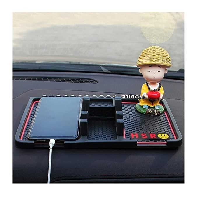 HSR Car Accessories Multifunction Phone GPS Holder Anti-Slip Silicone Pad and Car Mobile Holders for Car Dashboard gj10p0-70