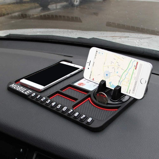 HSR Car Accessories Multifunction Phone GPS Holder Anti-Slip Silicone Pad and Car Mobile Holders for Car Dashboard gj10p0-70
